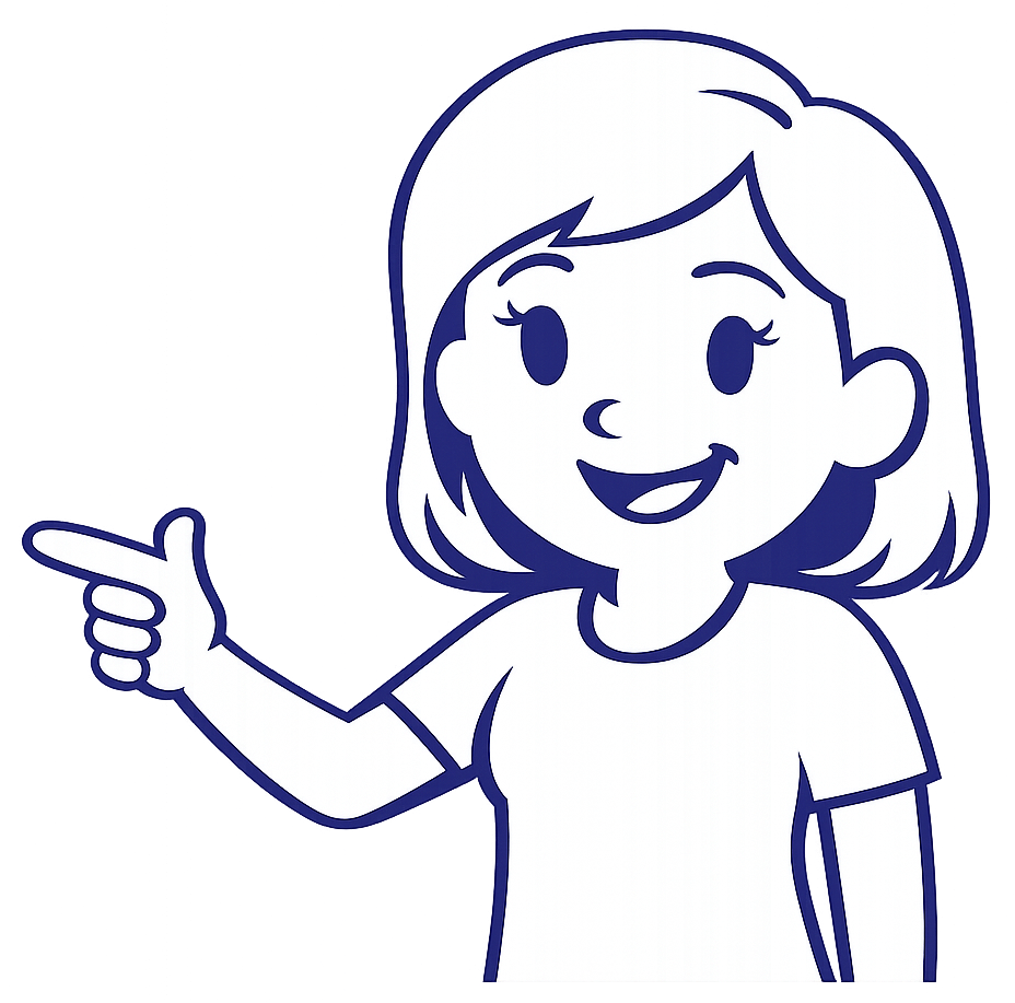 Web4budget Girl Cartoon Character